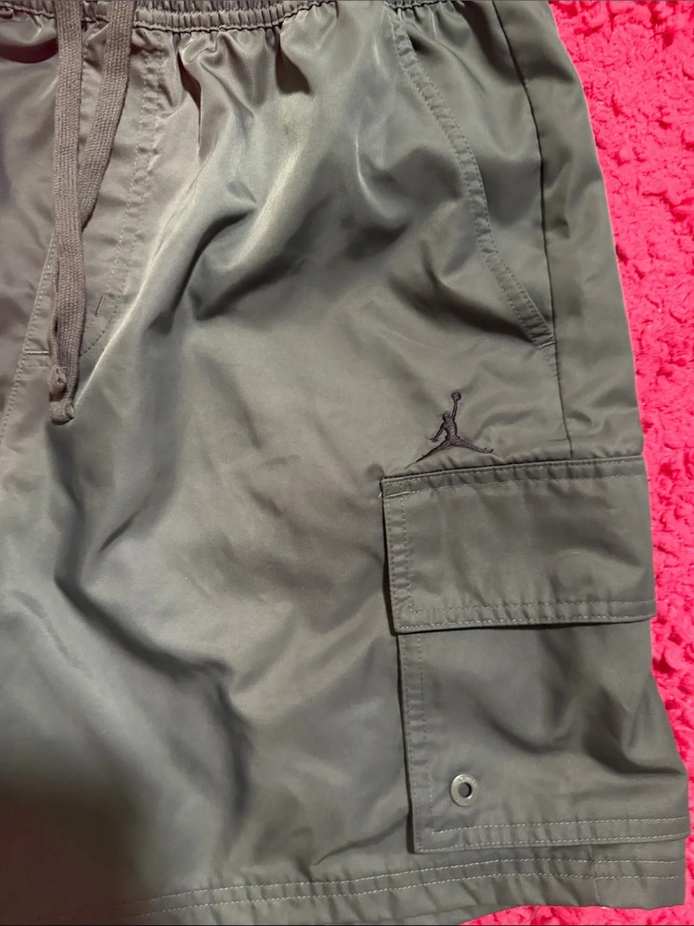 Jordan Utility Cargo Shorts in Gray
